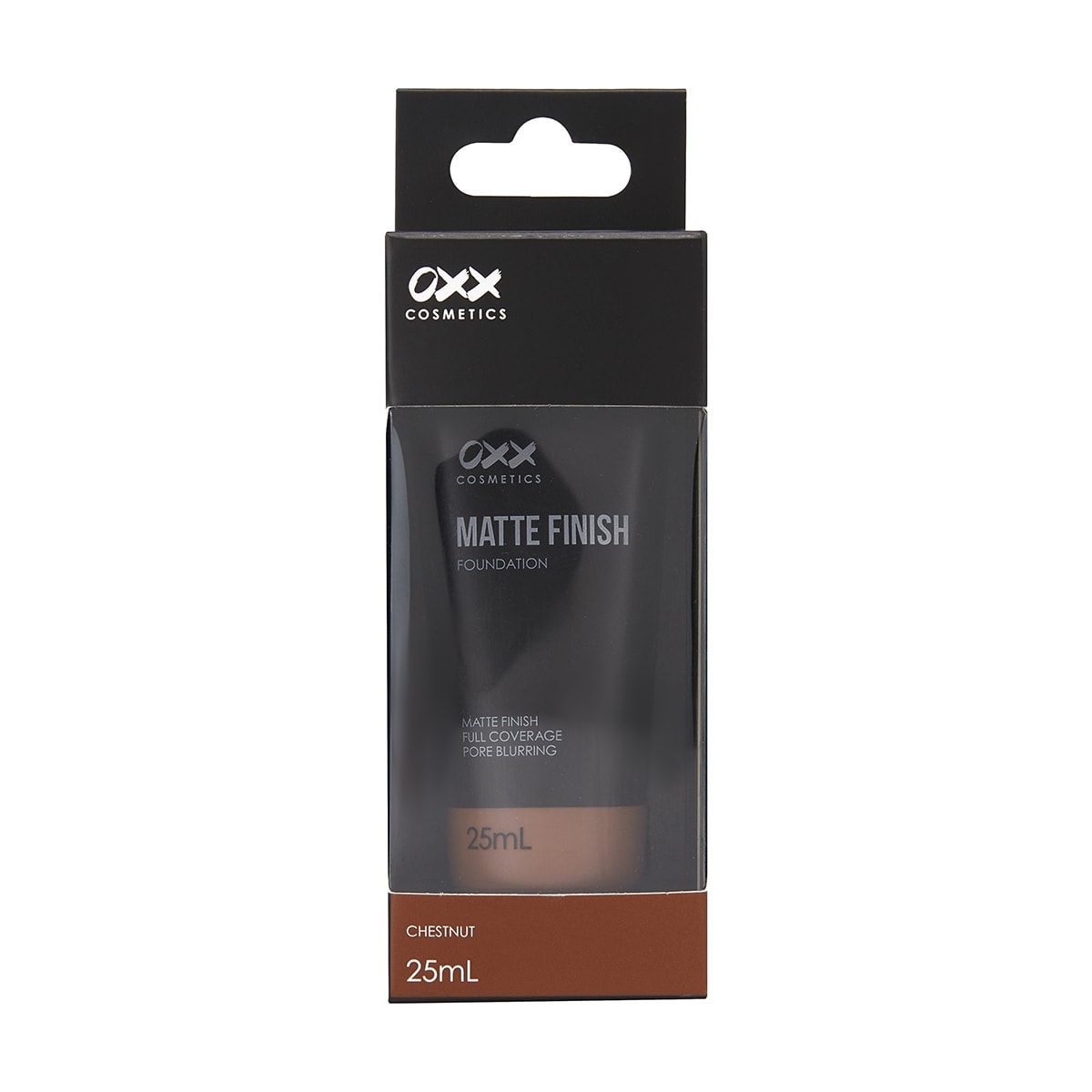 OXX Cosmetics Matte Finish Foundation - Chestnut