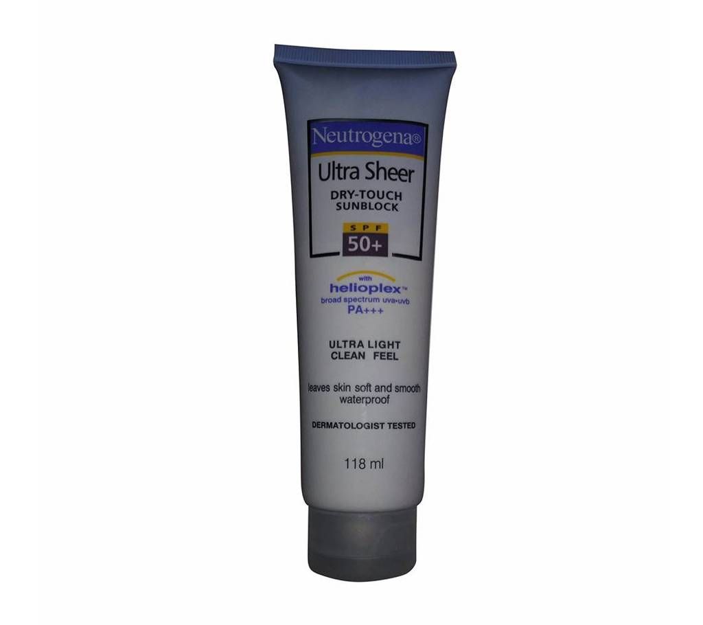 Neutrogena Ultra Sheer Sunblock 50 spf