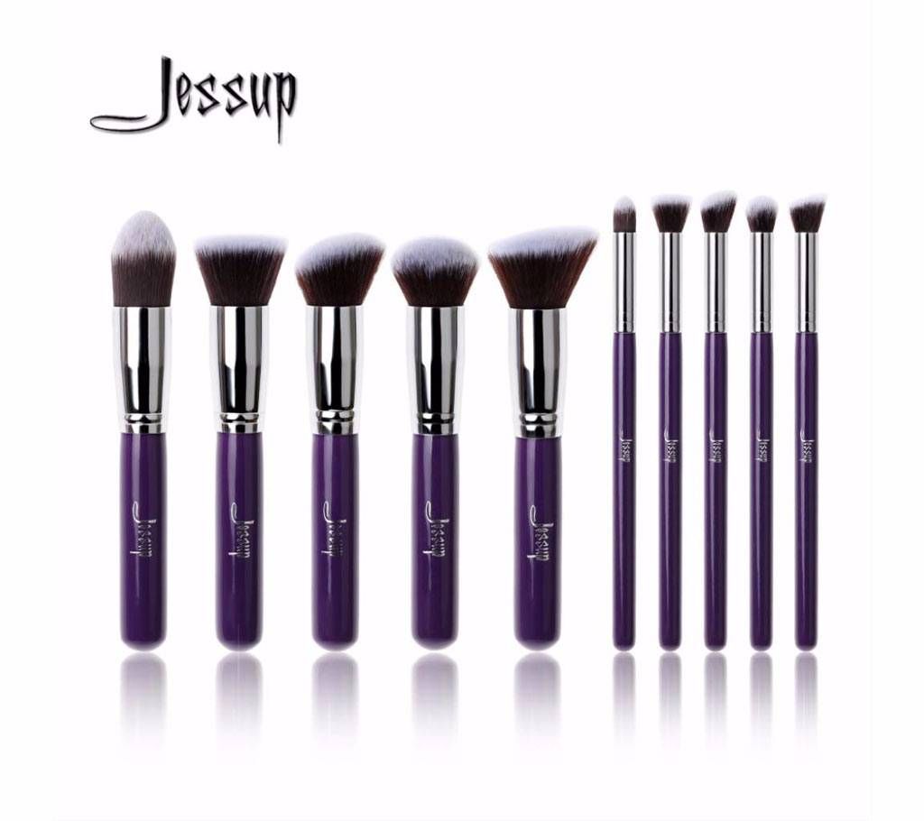 Jessup T076 10PCS Purple & Silver