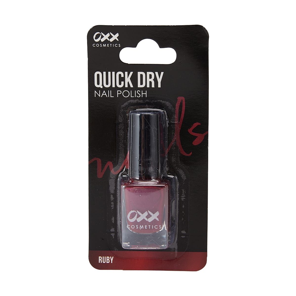 OXX Cosmetics Quick Dry Nail Polish - Ruby