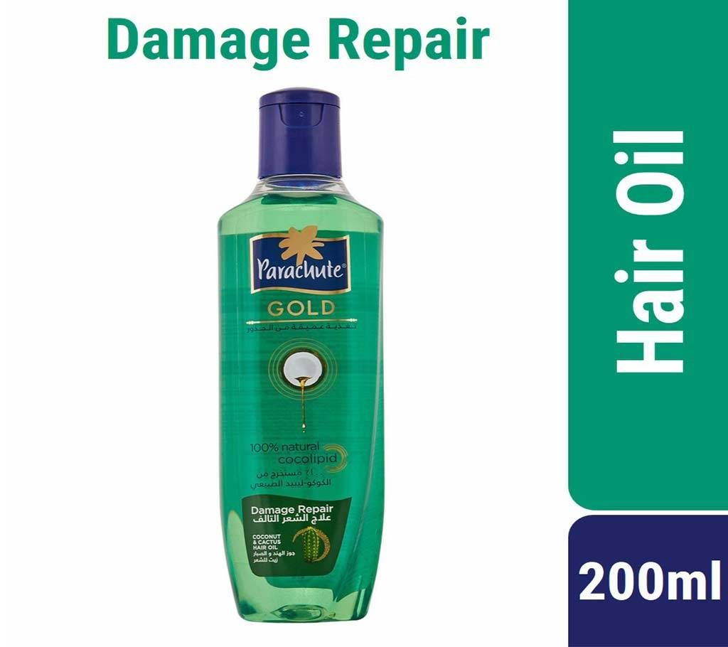 Parachute Gold Hair Oil Damage Repair Coconut & Cactus - 200ml
