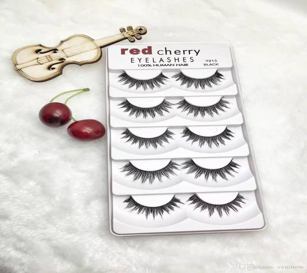 Red Cherry Eyelashes (5 Pair-Y206)