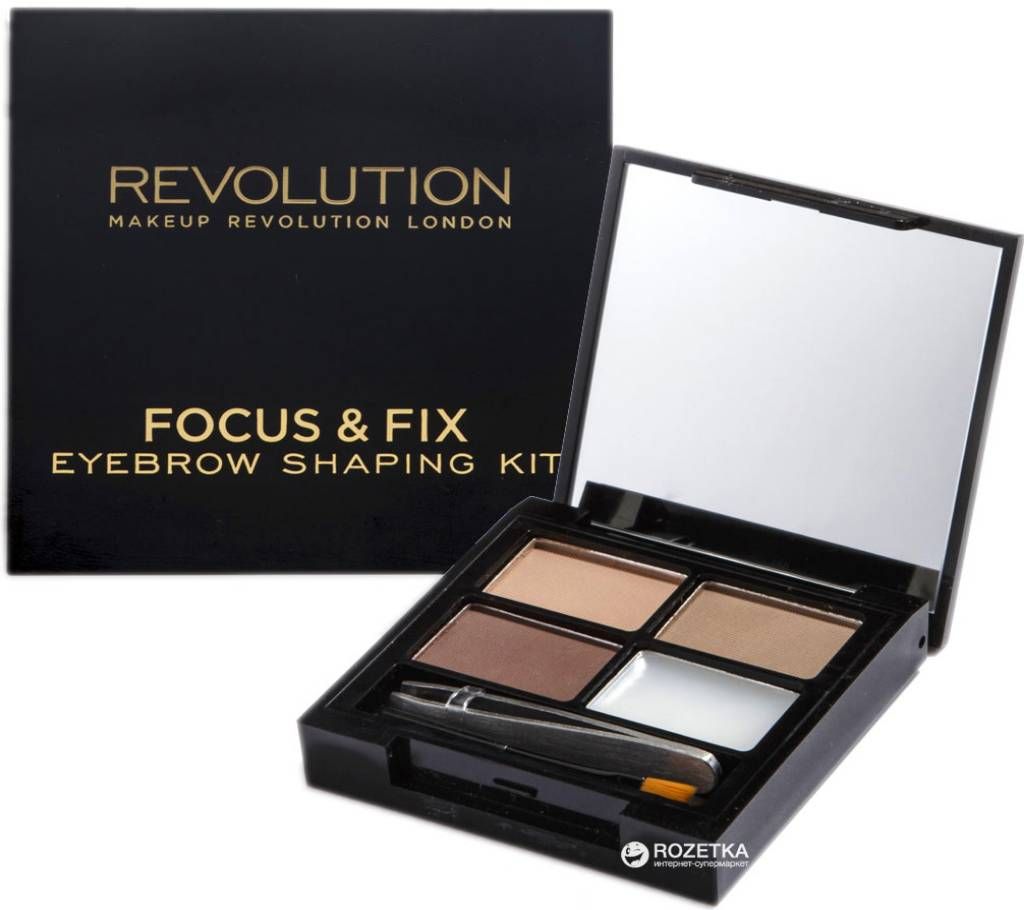 Makeup Revolution Brow Kit - Light / Medium EYE BROW PALETTE UK 