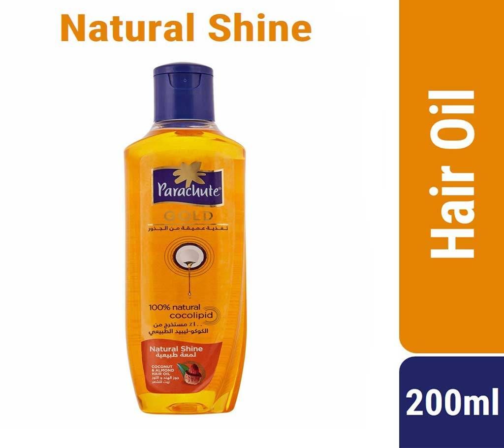 Parachute Gold Hair Oil Natural Shine Coconut & Almond - 200ml