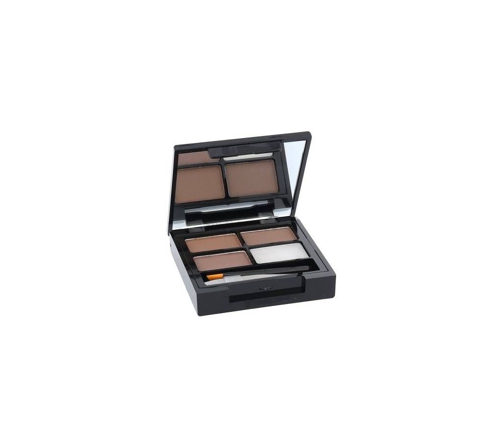 Makeup Revolution Focus & Fix Eye Brow Kit Medium Dark UK 