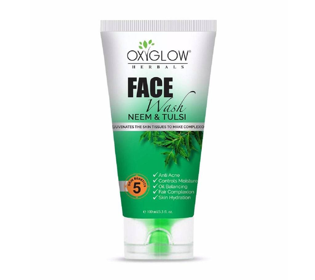 Oxyglow Neem & Tulsi Face Wash 100ml