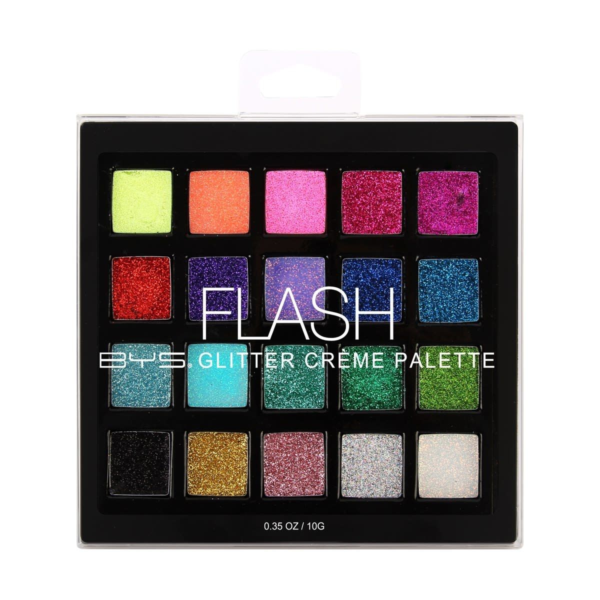 BYS Flash Glitter Creme Palette