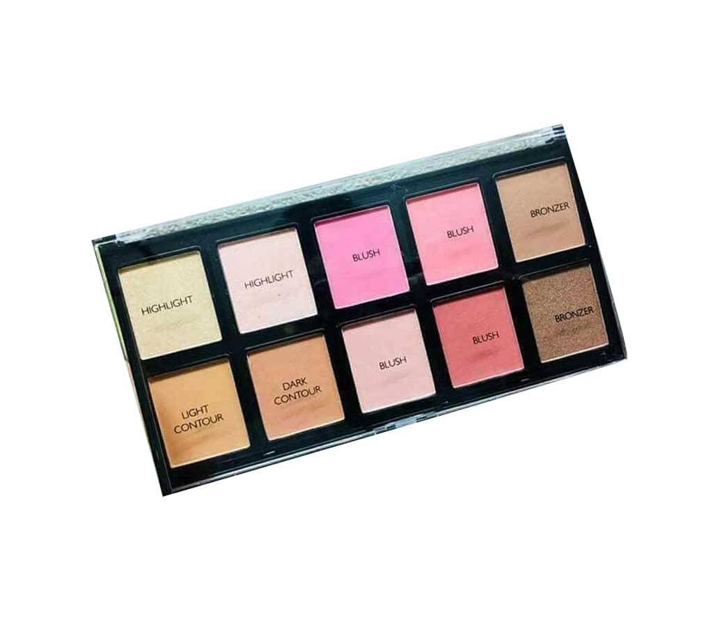 Chanlanya 10 colour highlighter contour pallet (USA)
