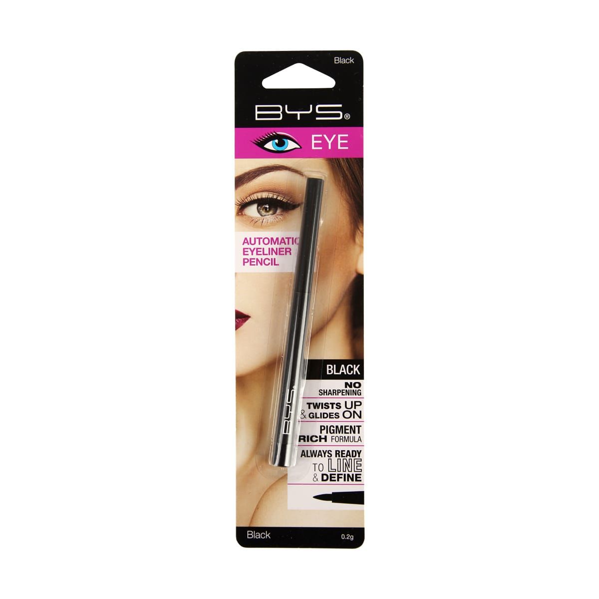BYS Automatic Eyeliner Pencil - Black
