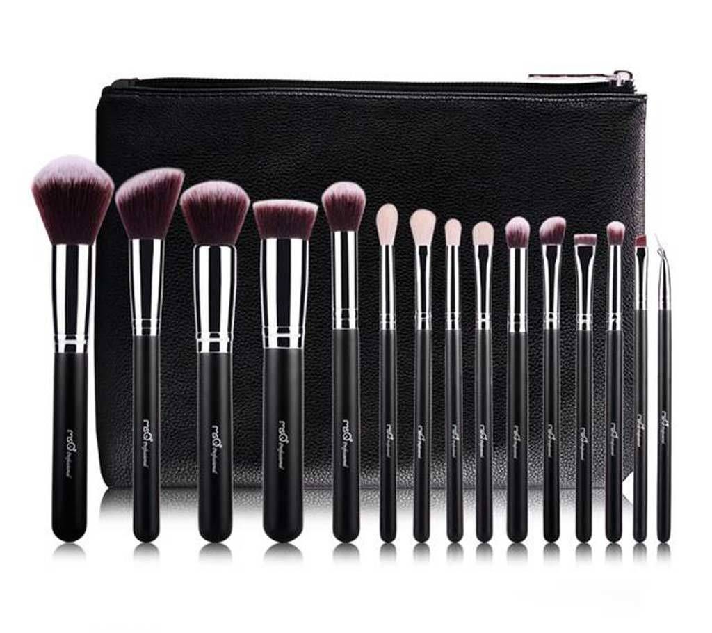 MSQ 15pcs Professional Makeup Brush Set