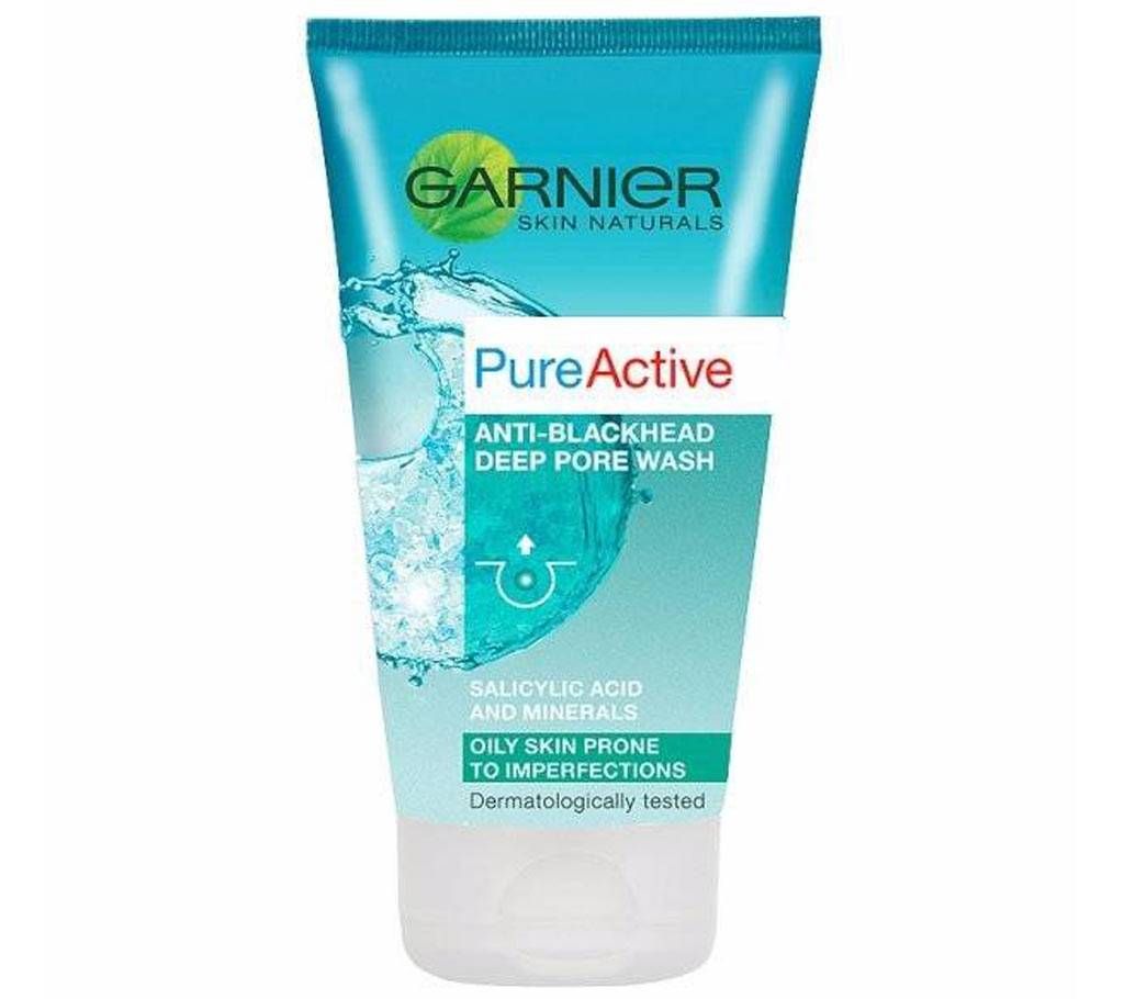 Garnier Pure Active Anti-Blackhead Face wash - 150ml