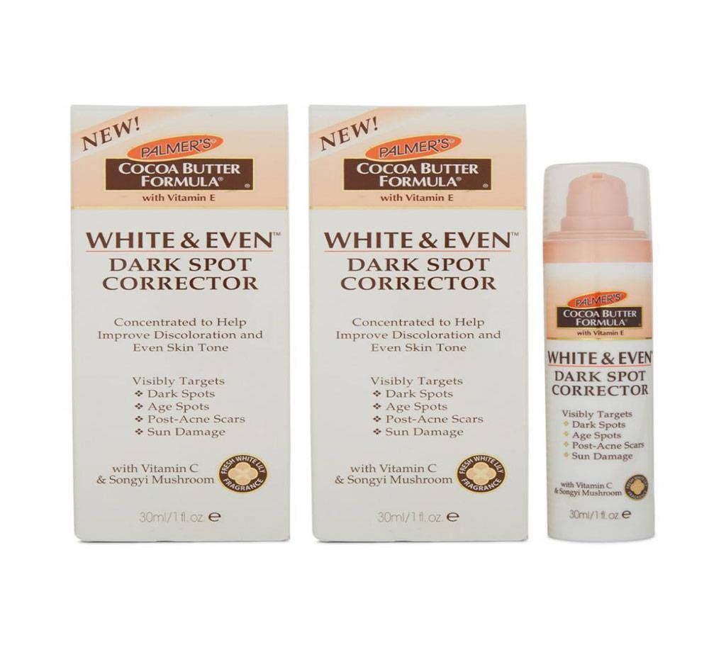 Palmer's Cocoa Butter Formula White & Even Dark Spot Corrector 30mL USA 