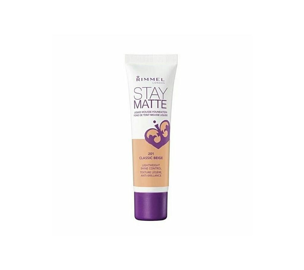 RIMMEL STAY MATTE FOUNDATION - 30 ml - England