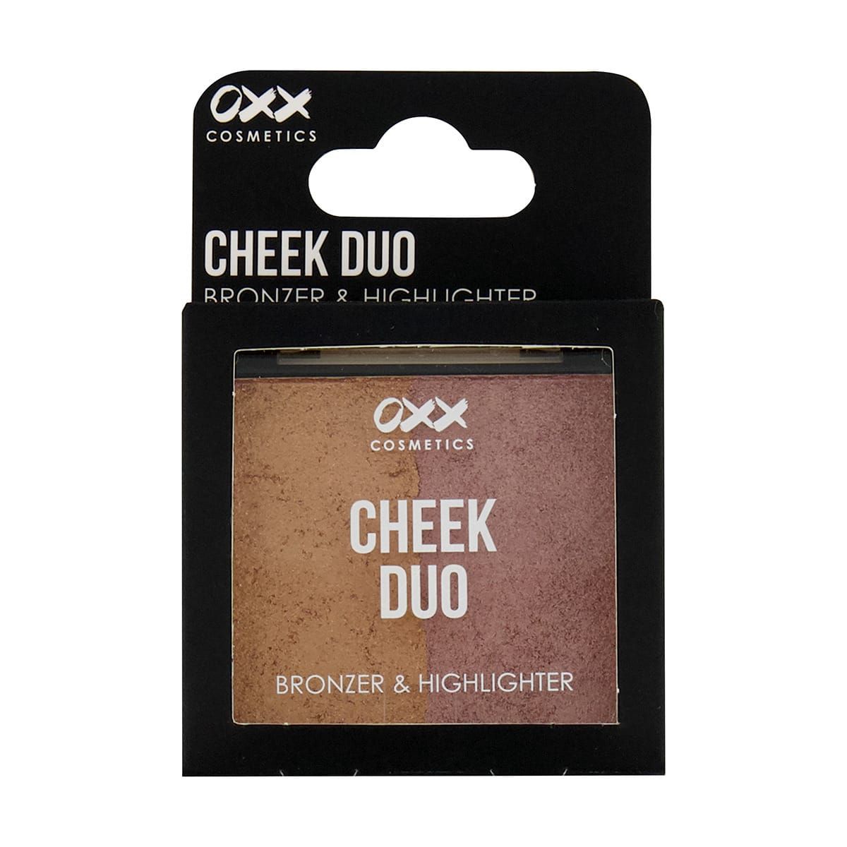 OXX Cosmetics Bronzer and Highlighter Cheek Duo - Brown and Bronze