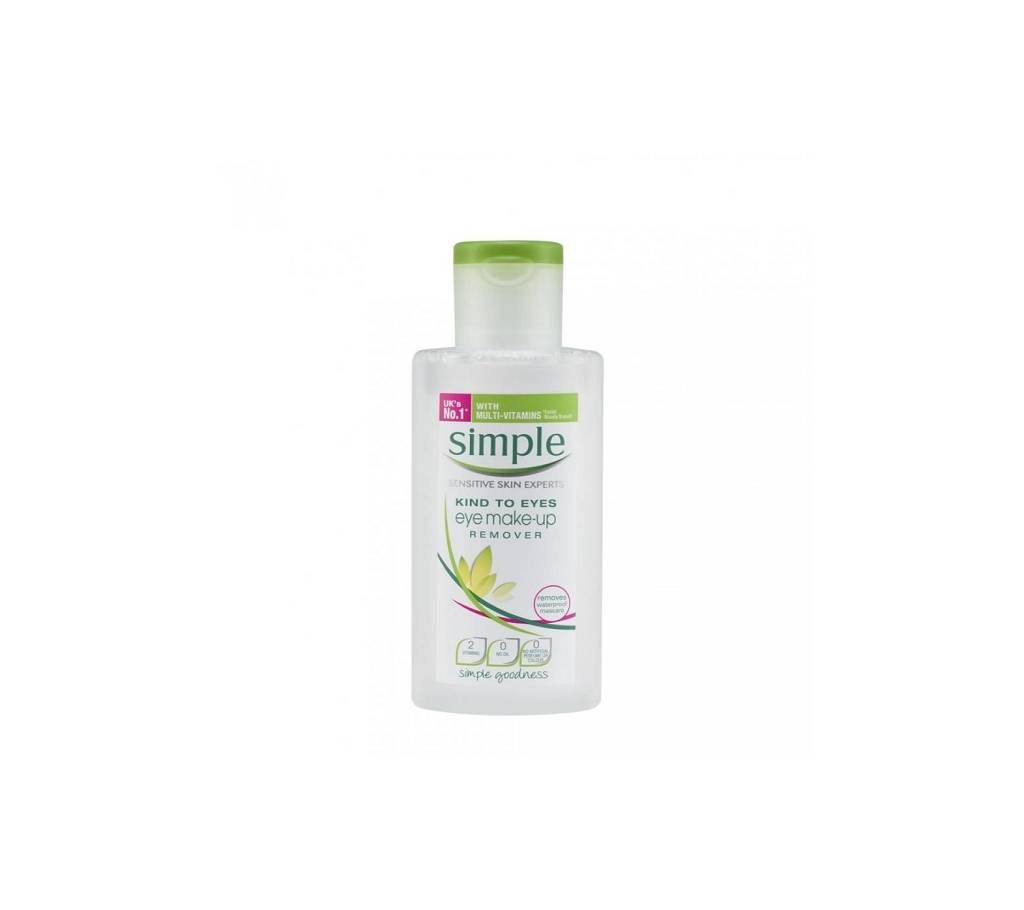 Simple kind to skin dual effect eye makeup remover 125ml - UK