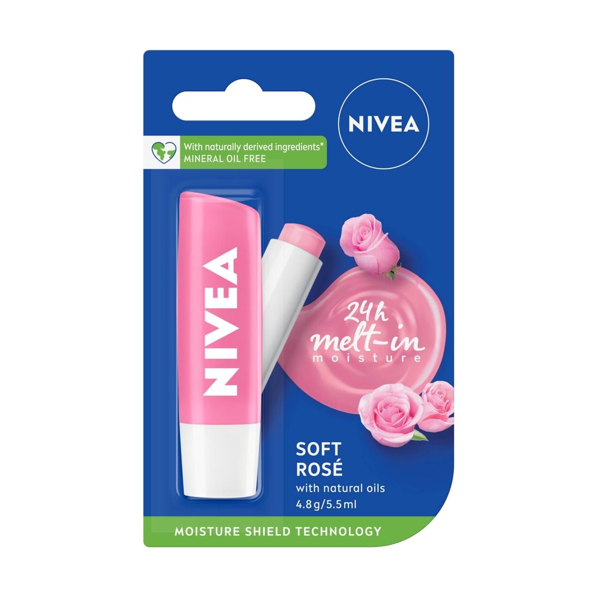 Nivea Soft Rose 4.8g Lip Balm