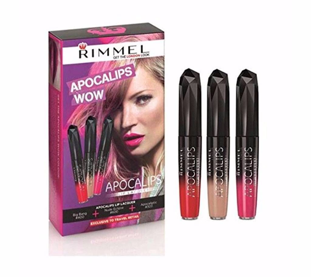 Rimmel Apocalips Wow Lip Lacquer Set