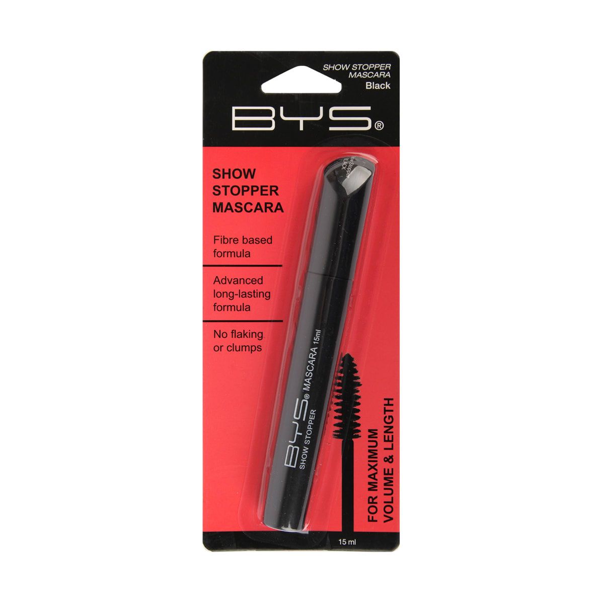 BYS Show Stopper Mascara - 15ml, Black