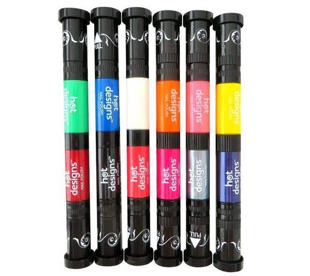 Beauty Shop Nail Art Pen - 6 Color 