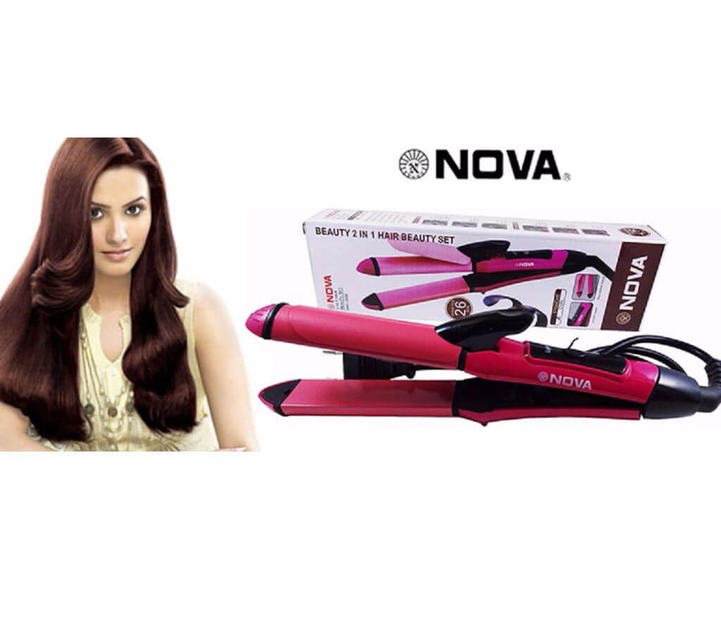 Nova NHC-1818SC 2 In 1 Hair Straightener