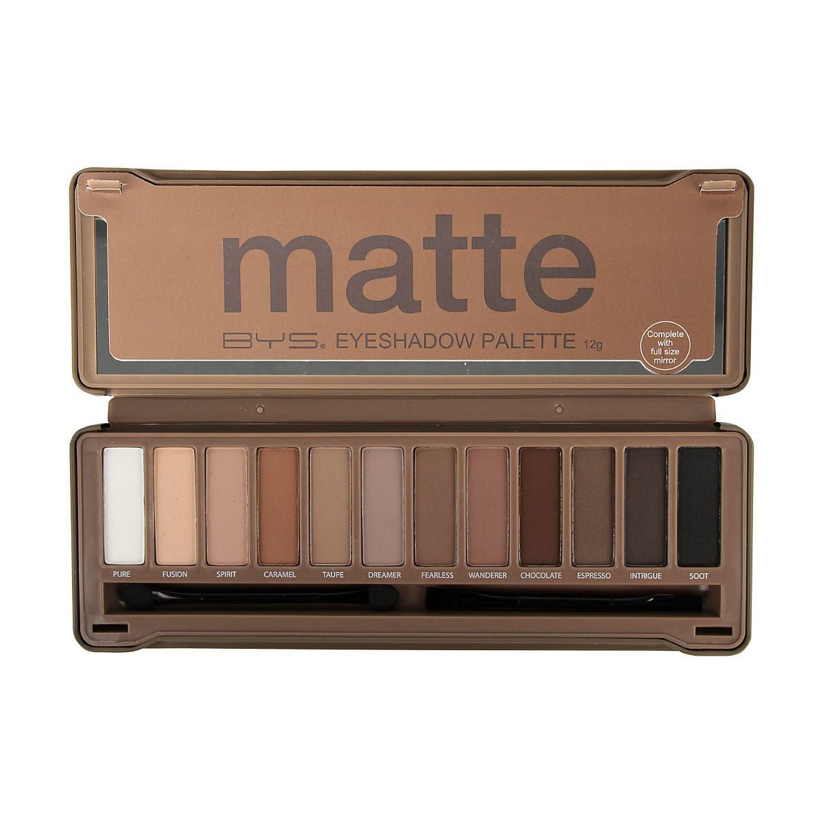 BYS 12 Piece Matte Eyeshadow Tin