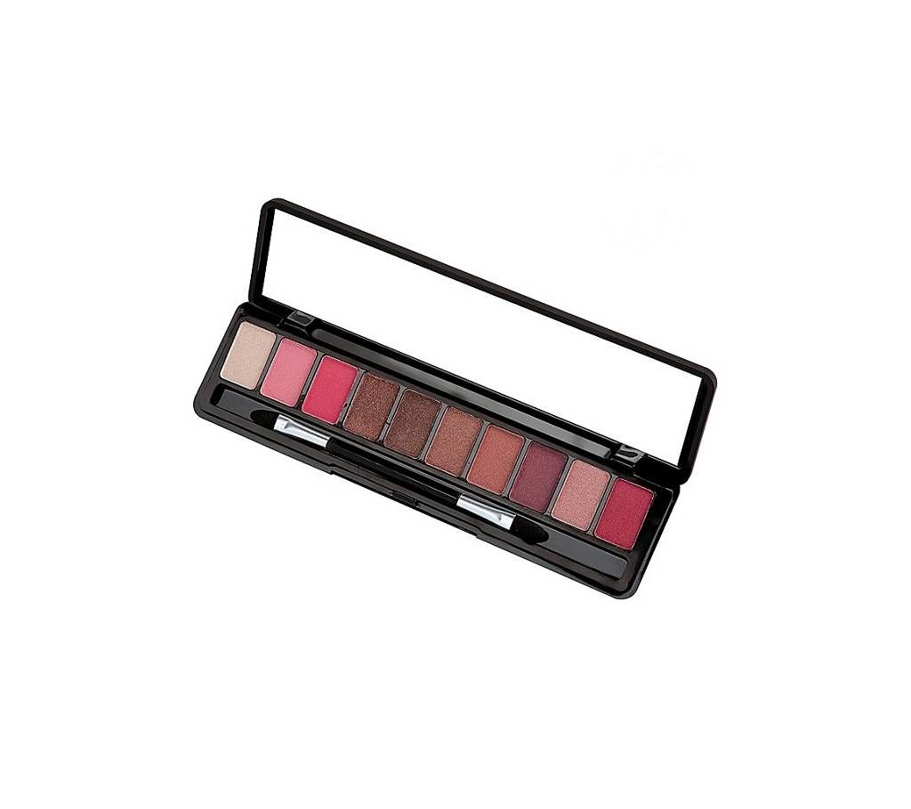 Generic Eyeshadow Cosmetics Set With Brush 10 Colors Eye Makeup Palette