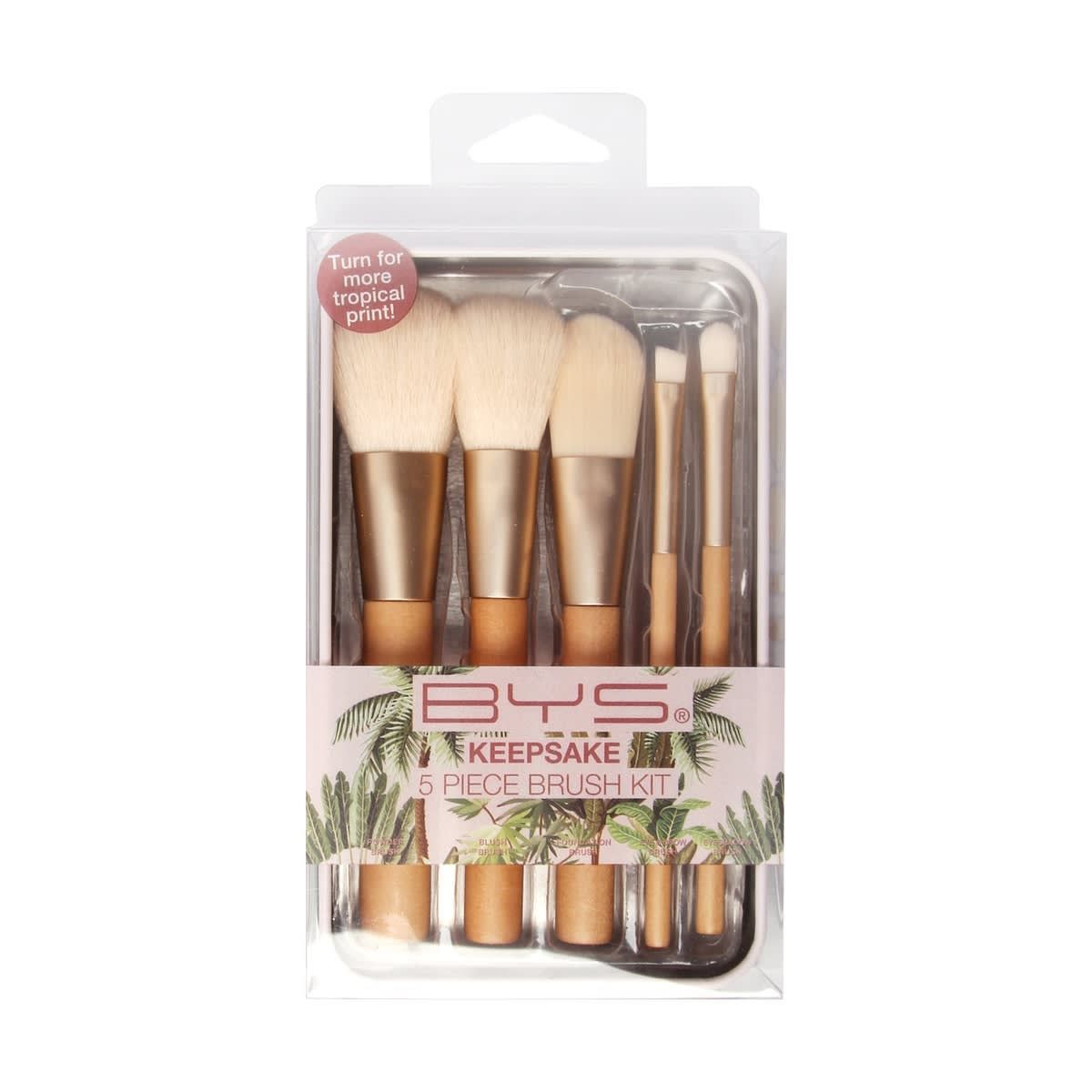 BYS 5 Piece Keepsake Brush Kit - Tropical