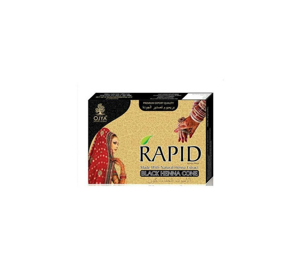 Rapid Henna Cone Mehndi 12pcs box