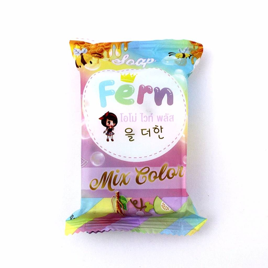Fern mix color soap