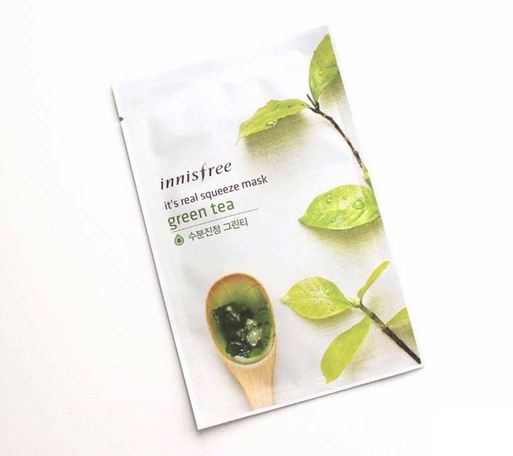 innisfreee Squeeze Mask- 20ml (green Tea) 