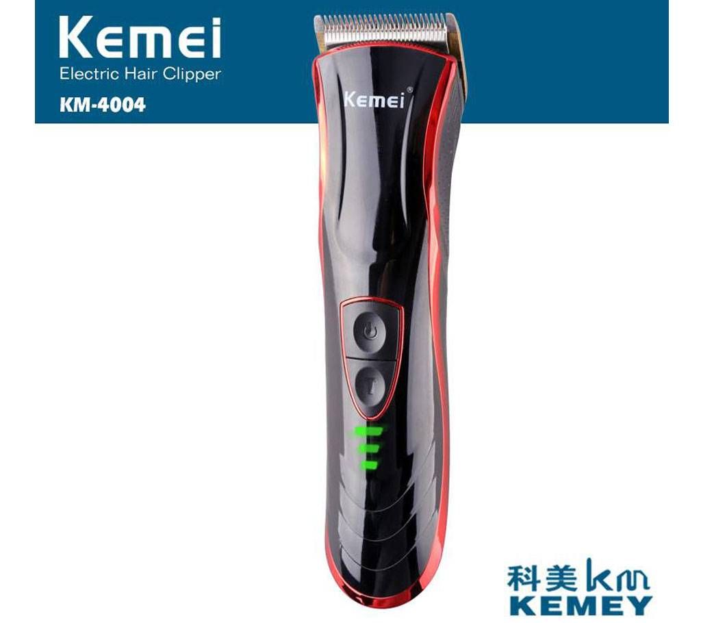 Kemei KM-4004 Rechargeable Hair Clipper & Trimmer