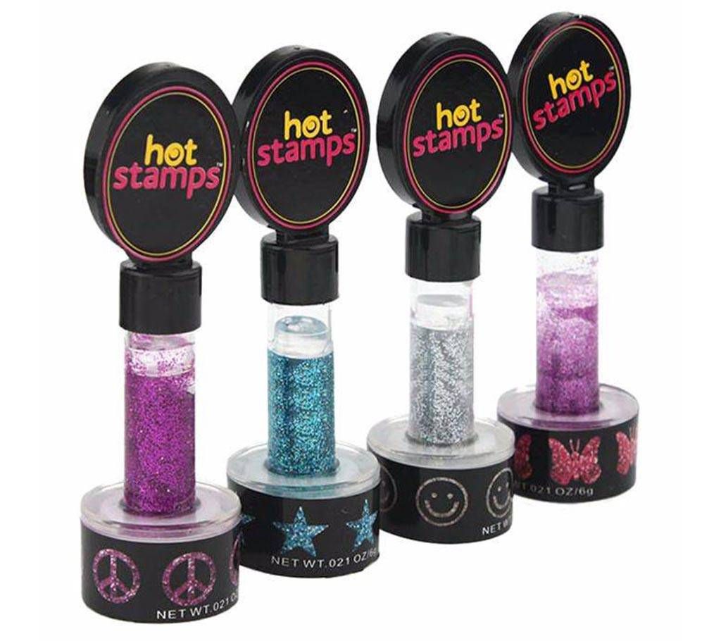 Hot Stamps Multicolor Hair Glitter