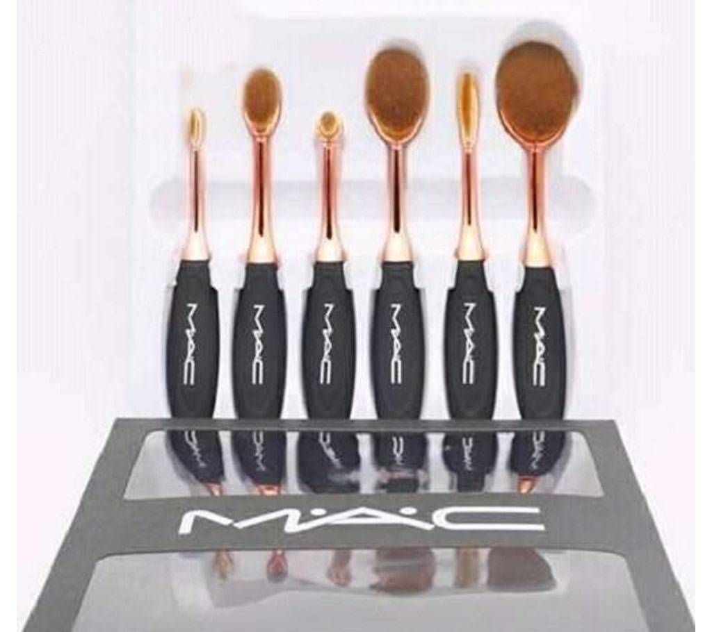 Mac 6 in 1 Brush Set