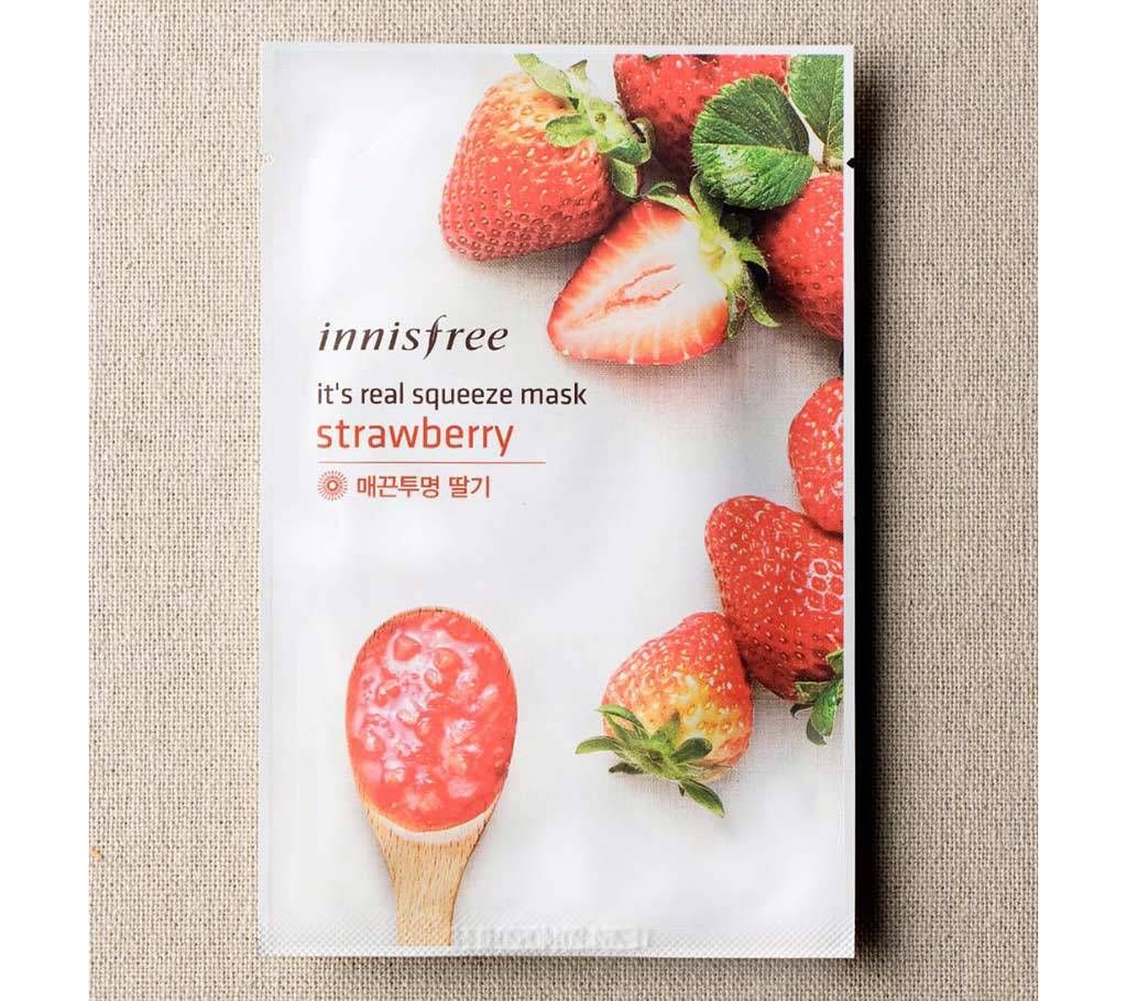 Innisfree IT'S REAL SQUEEZE MASK- 20ML(STRAWBERRY)