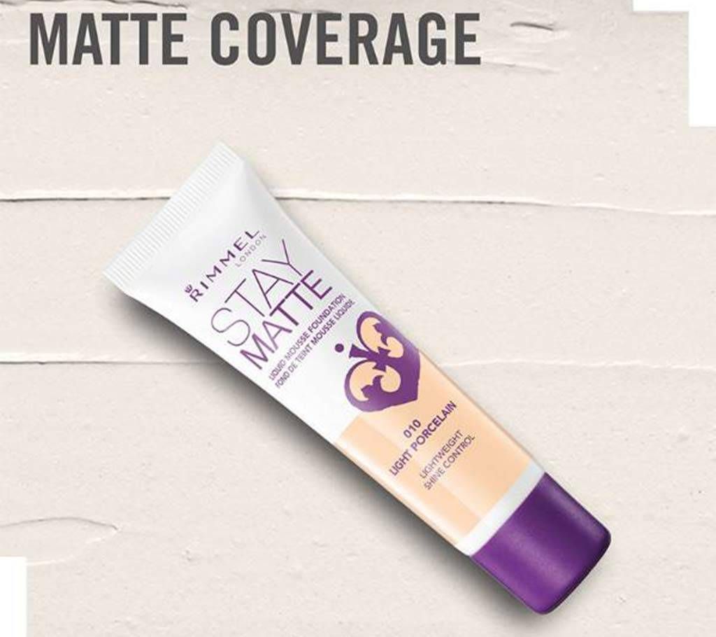 RIMMEL STAY MATTE Foundation-  Light Porcelain