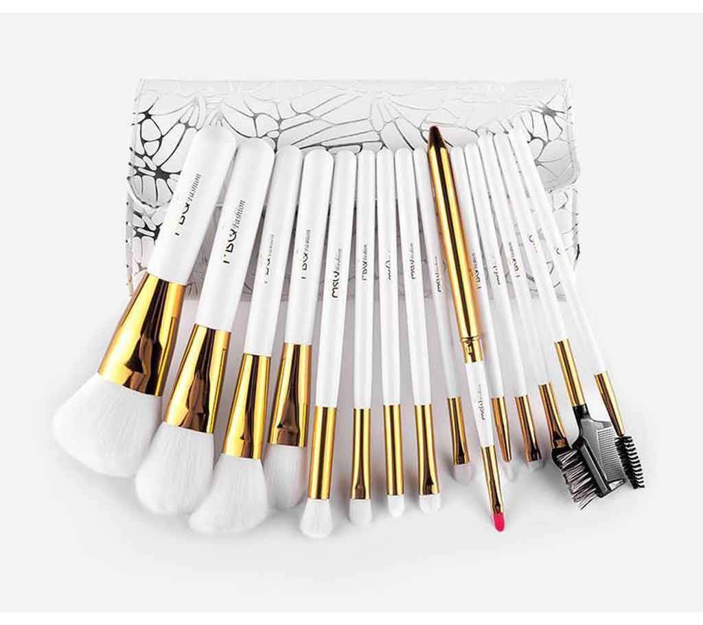 MSQ 15pc Makeup Brushes Set