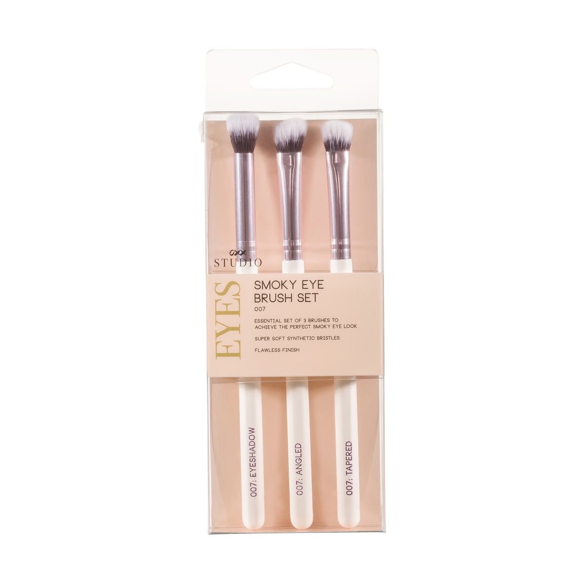 OXX Studio 3 Pack Smoky Eye Brush Set - 007 Nude