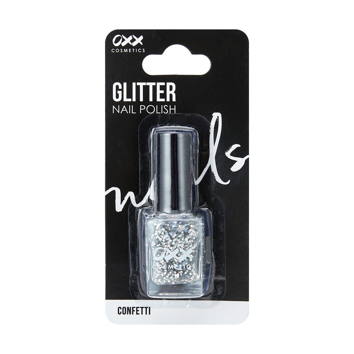 OXX Cosmetics Glitter Nail Polish - Confetti