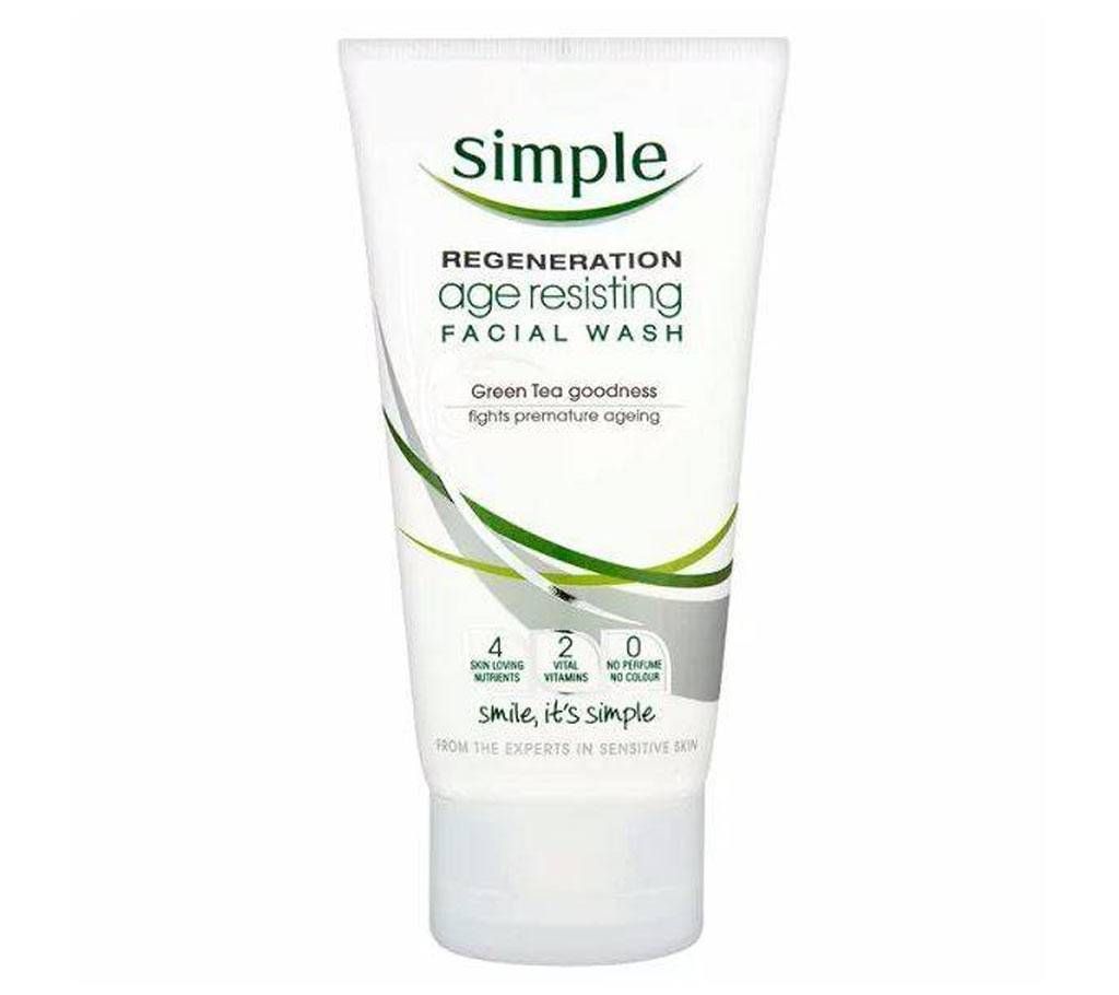 Simple Regeneration Age Resisting Facial Wash 150ml