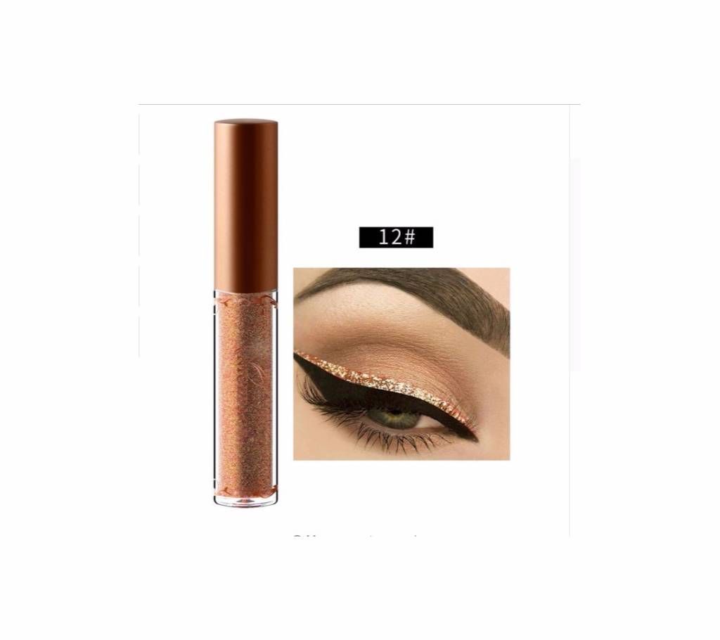 Glitter Eyeliner Pen Waterproof Pigment Long Lasting Fast Dry Liquid