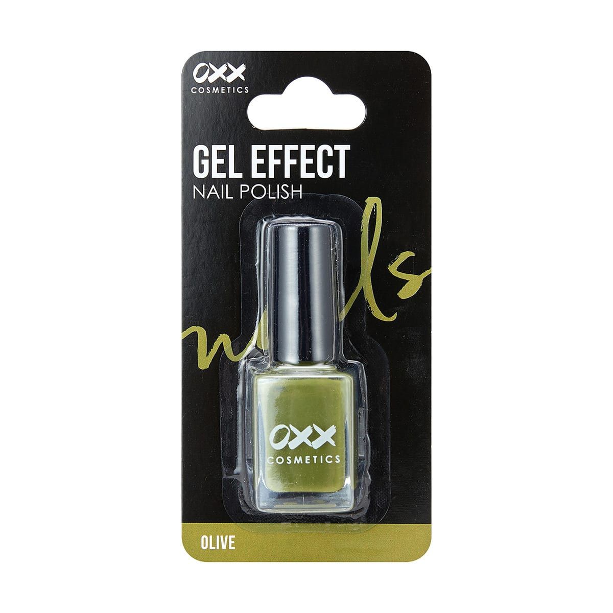 OXX Cosmetics Gel Effect Nail Polish - Olive
