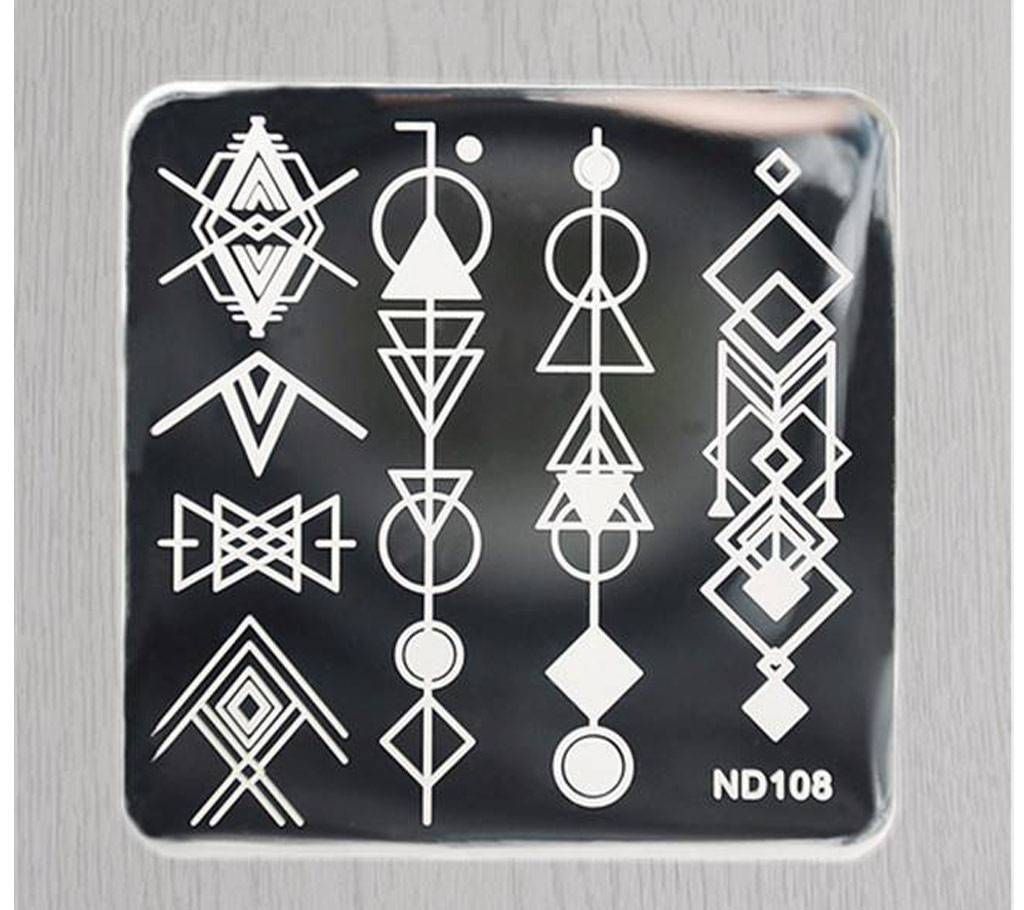 Nail Stamping Template