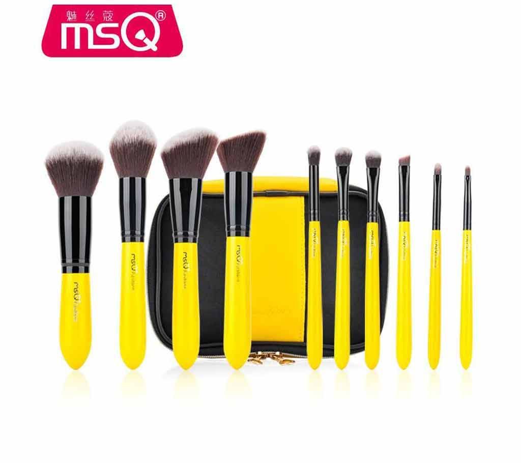 MSQ 10 pcs Makeup Brush Set