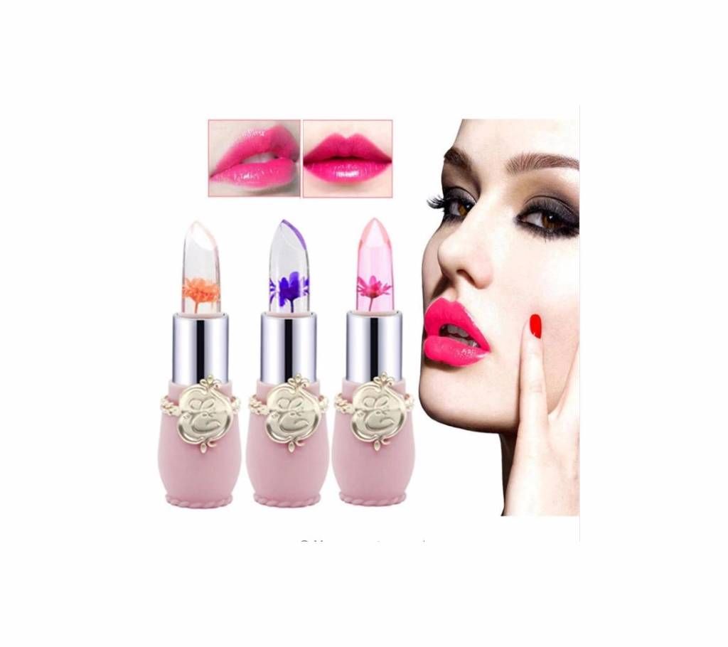 Flower Crystal Jelly Lipstick Magic Temperature Change Color