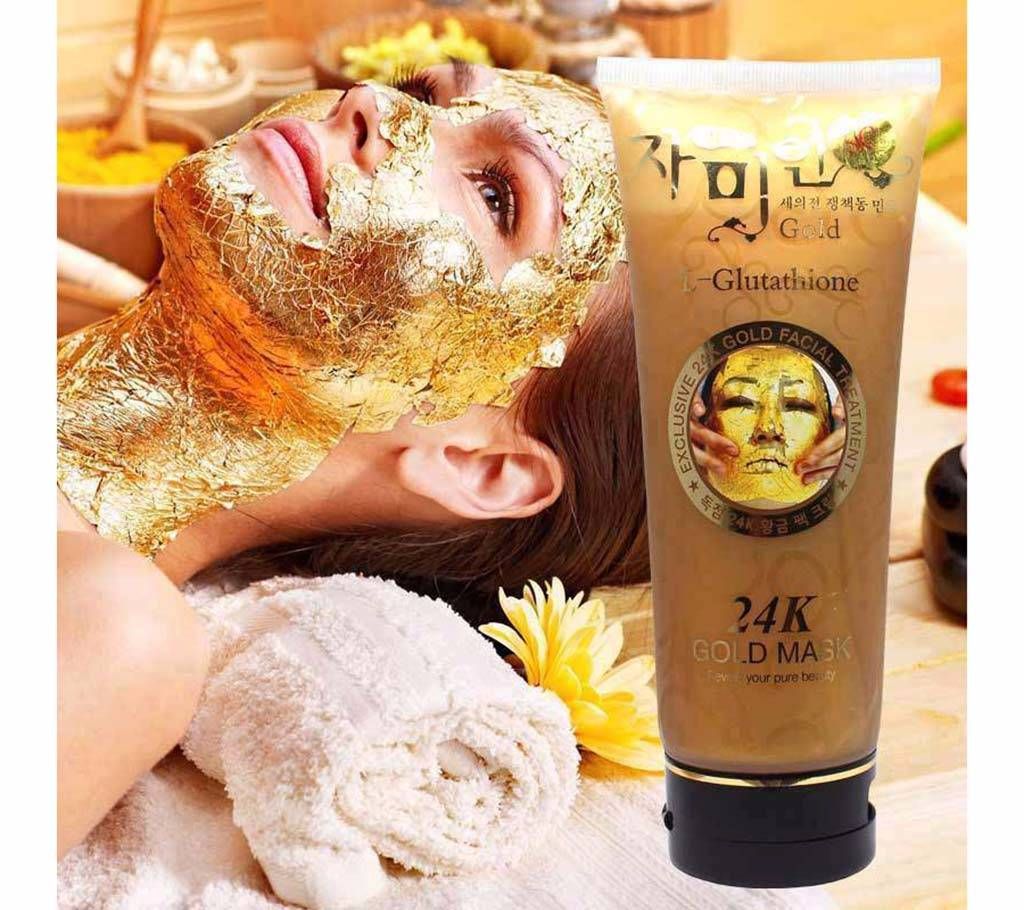 GLUATHOINE 24K GOLD MASK