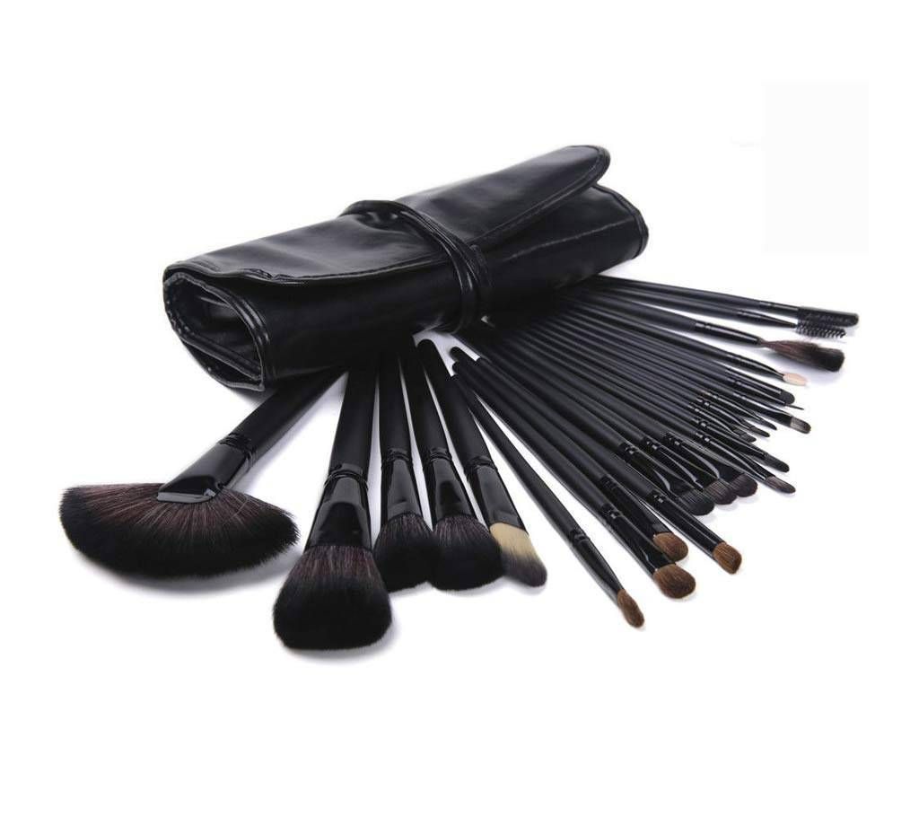 24 pc makeup brush set