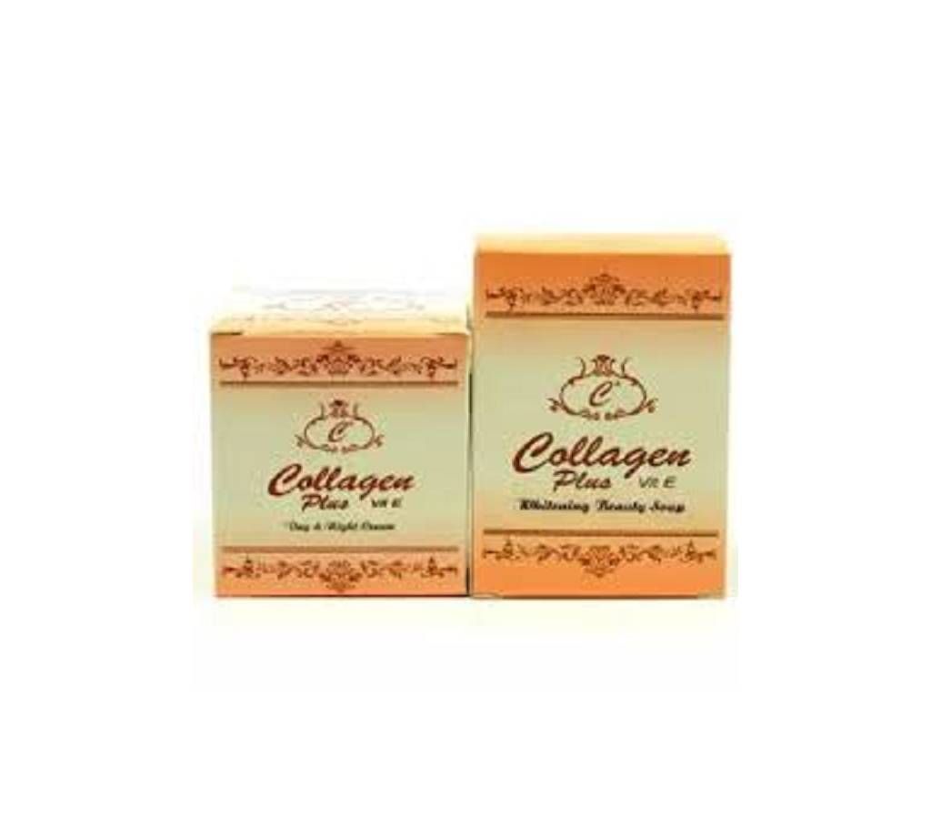 Collagen Plus Vitamin E Soap, Day And Night Cream