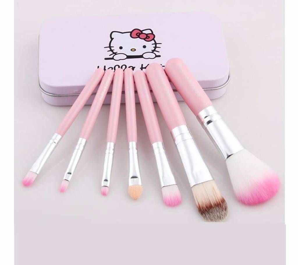Hello Kitty Makeup Brush Set (7 Pieces)