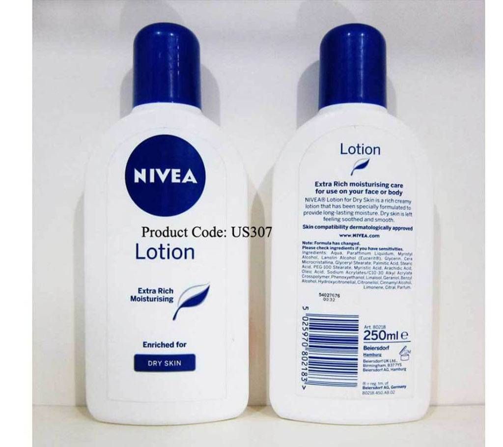 Nivea lotion for dry skin- 250 ml 