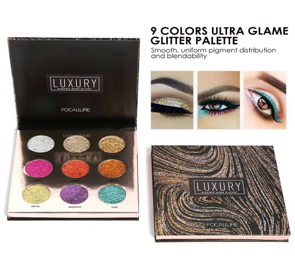 Focallure luxury electric glow glitter